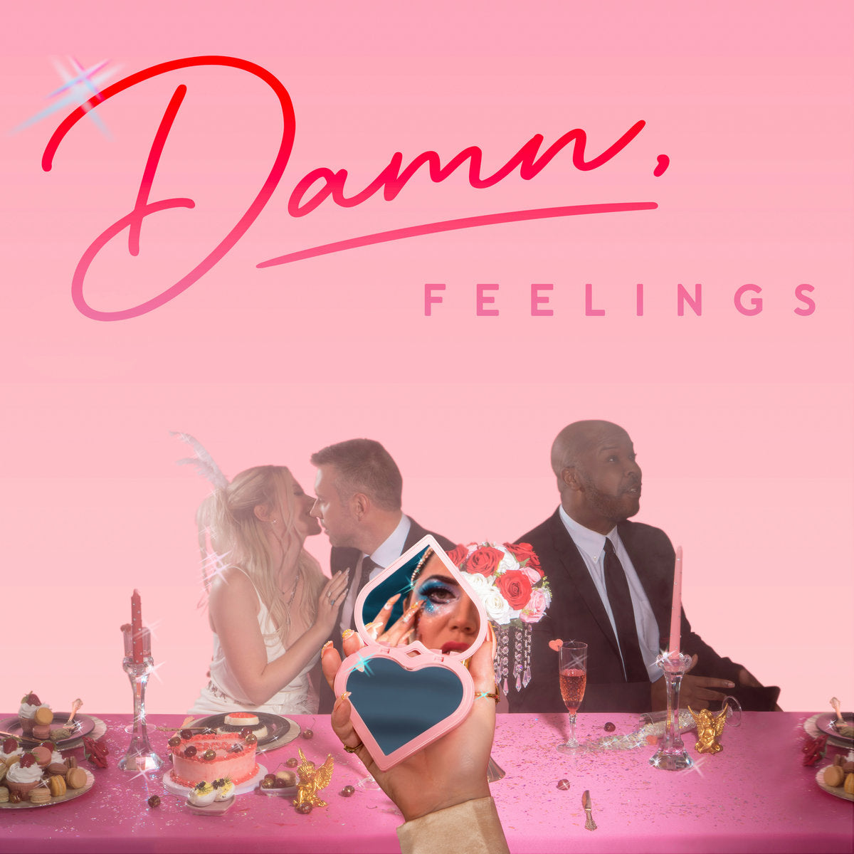 Chayla Hope - Damn, Feelings [Pink with Red Pigment Swirl Vinyl]